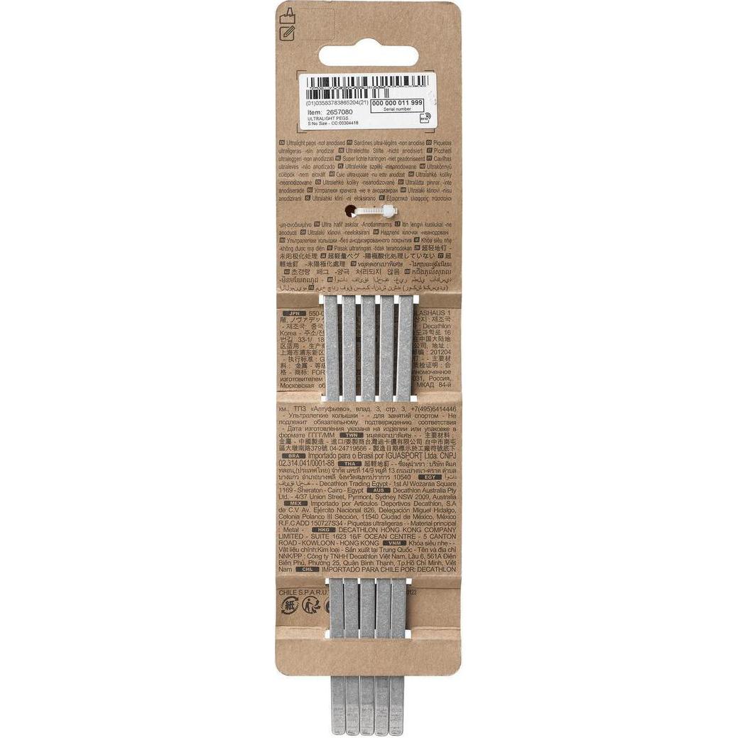 DECATHLON Tent Pegs Outdoor Unisex