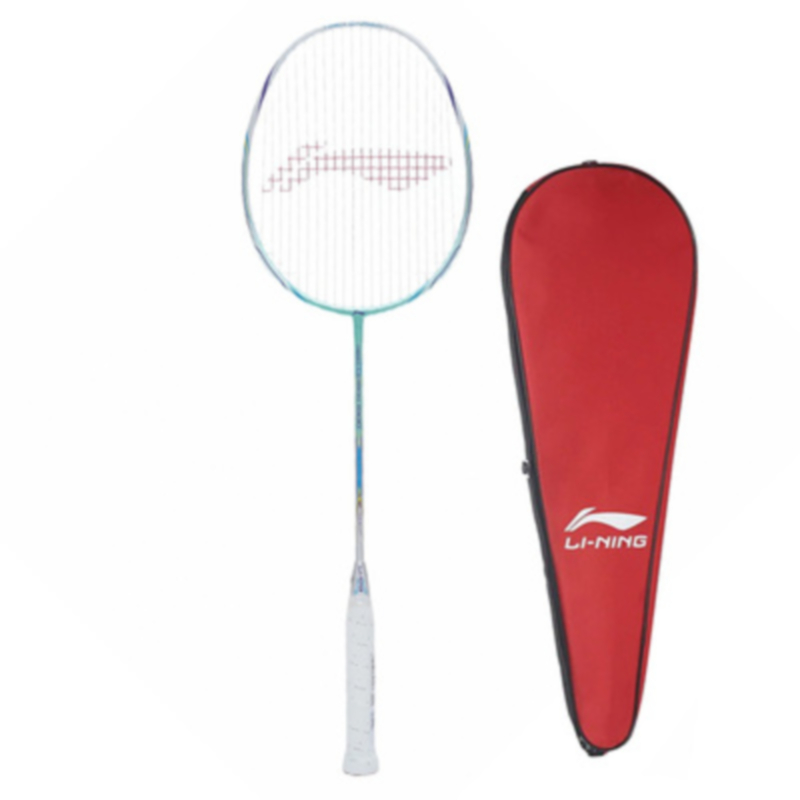 Li Ning HC1900 Full Carbon Badminton Rackets Offensive Type Heavy Head, Stiff Shaft Upper Class 4UG5 Azure
