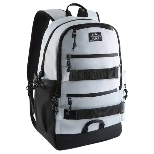 PUMA Polyester Backpack Unisex Gray Black