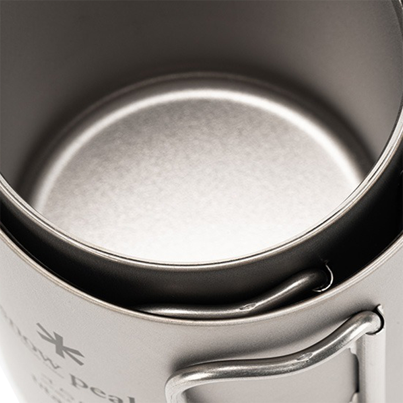 Snow Peak Outdoor Water Equipment 450ml Camping Double Layer Titanium Cup