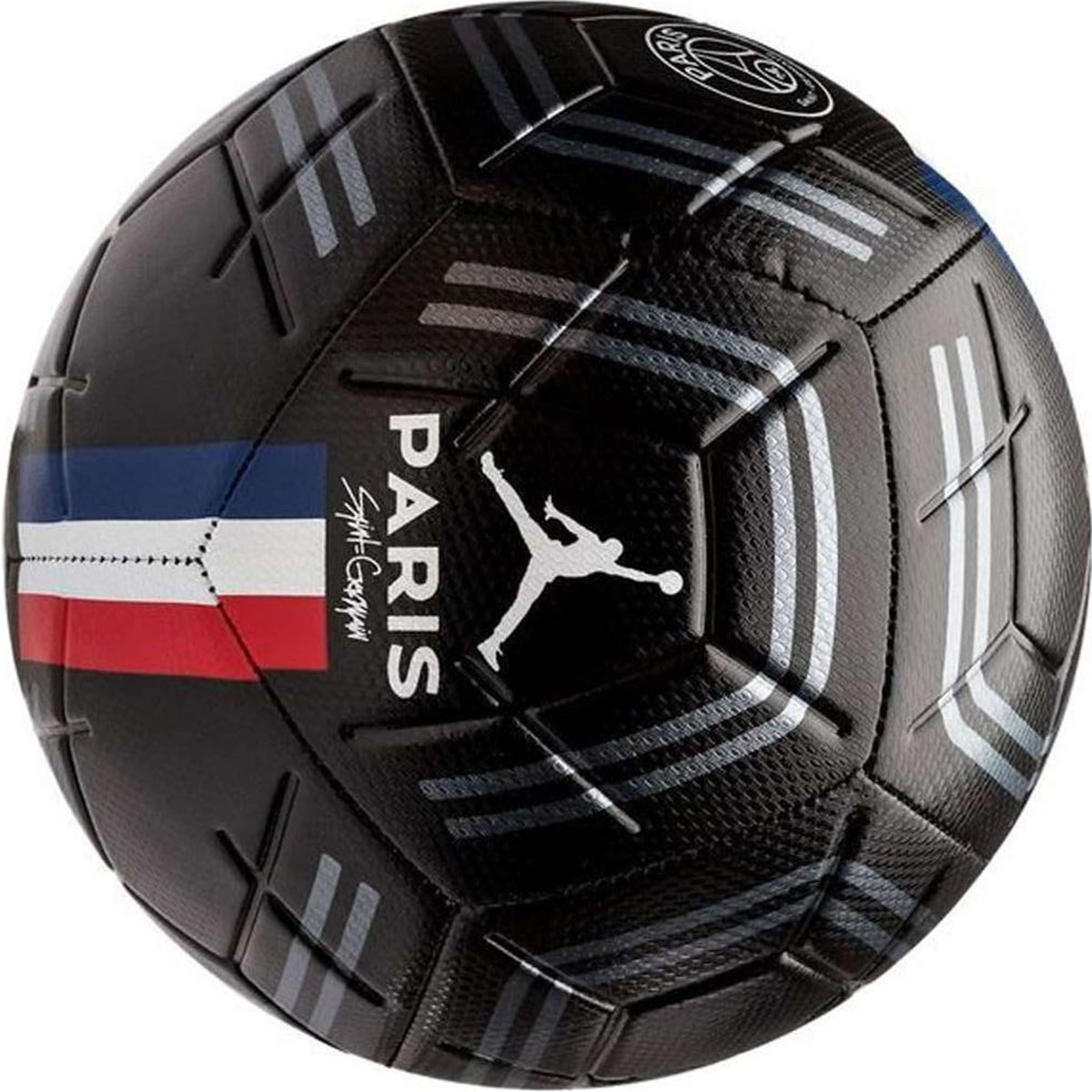 Jordan Size 5 Ball Soccer Ball Pu Unisex Black