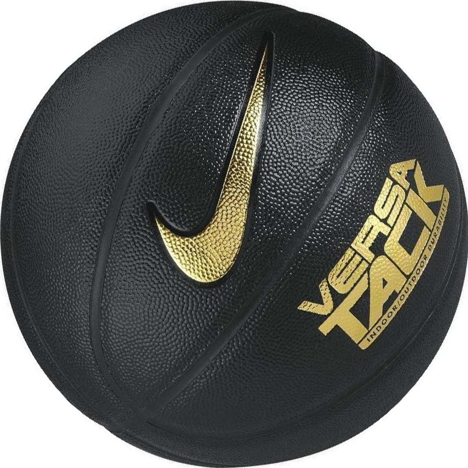 Nike Artificial Leather Basketball Black Gold Size 7 Training Unisex