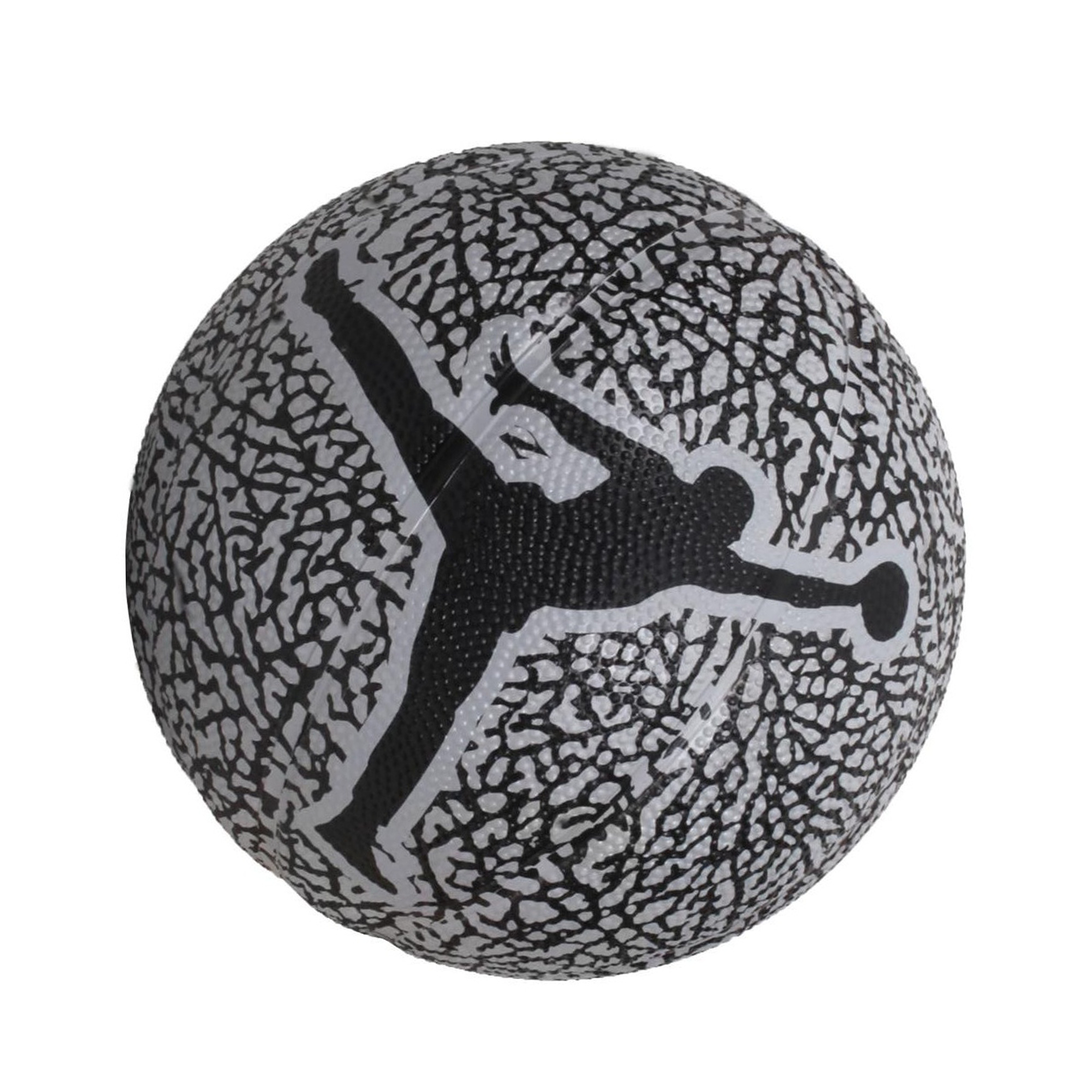 Jordan Rubber Basketball Gray Black Size 3 Training