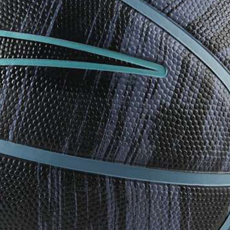 Nike Rubber Basketball Black Blue Size 7 Ball Training