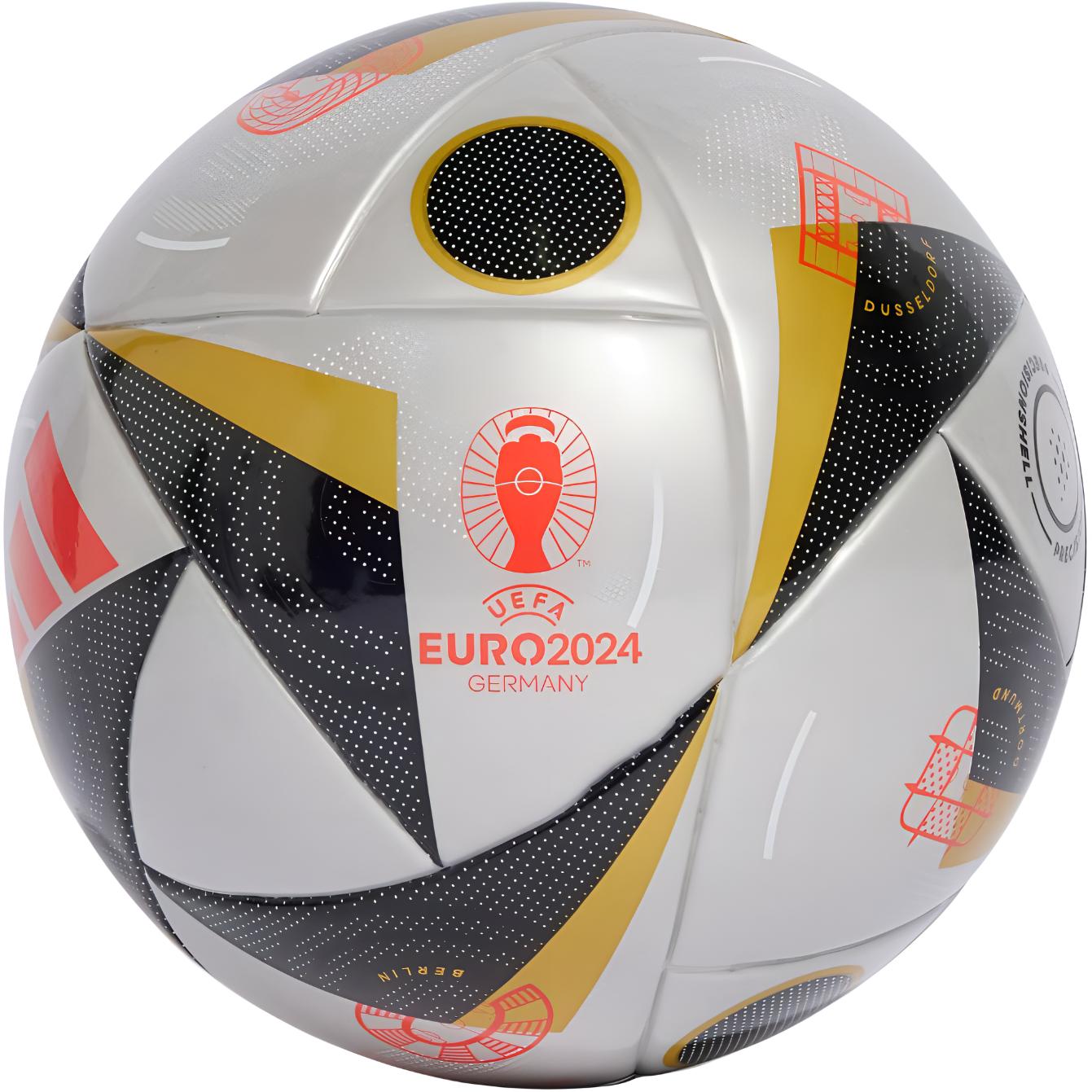 Adidas Size 4 Ball Size 5 Ball Soccer Ball TPU Unisex Metallic Silver/Gold/Black/Red Fluorescent