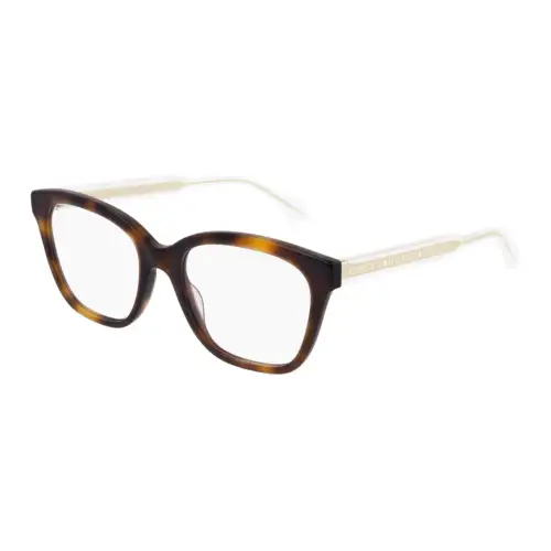 GUCCI Cat Eye Brand Logo Square Eyeglass Frames Women's Tortoiseshell
