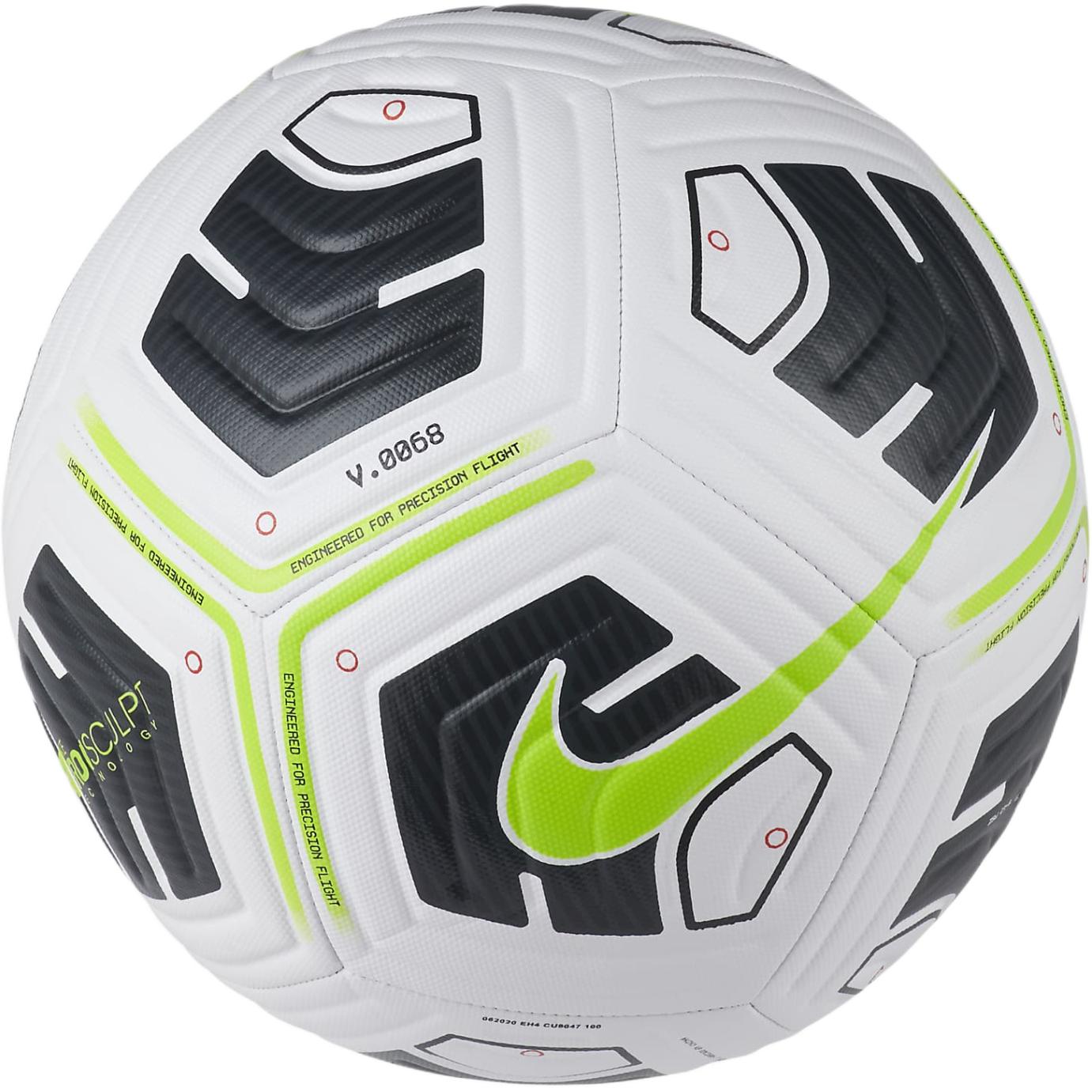 Nike Size 5 Soccer Ball Rubber Unisex White Black Volt