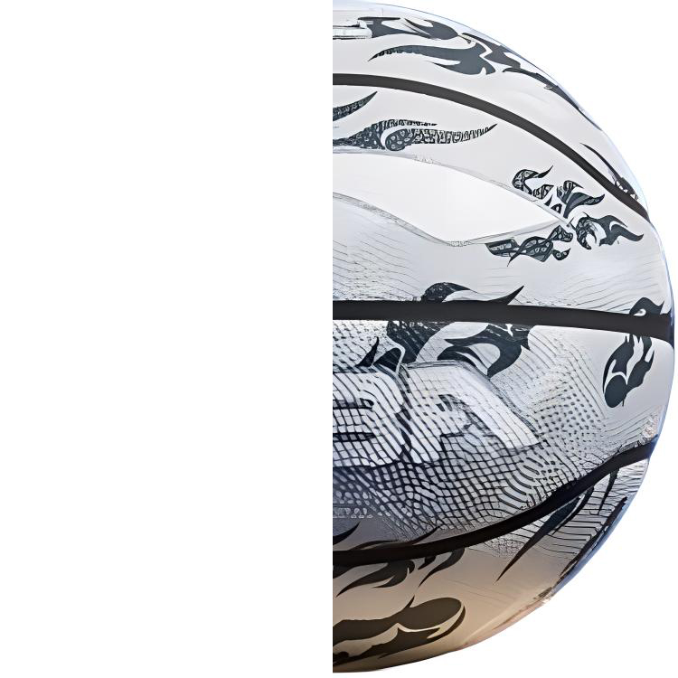 Li Ning Rubber Basketball Gray Size 7, Size 6 Size 5 Training Unisex