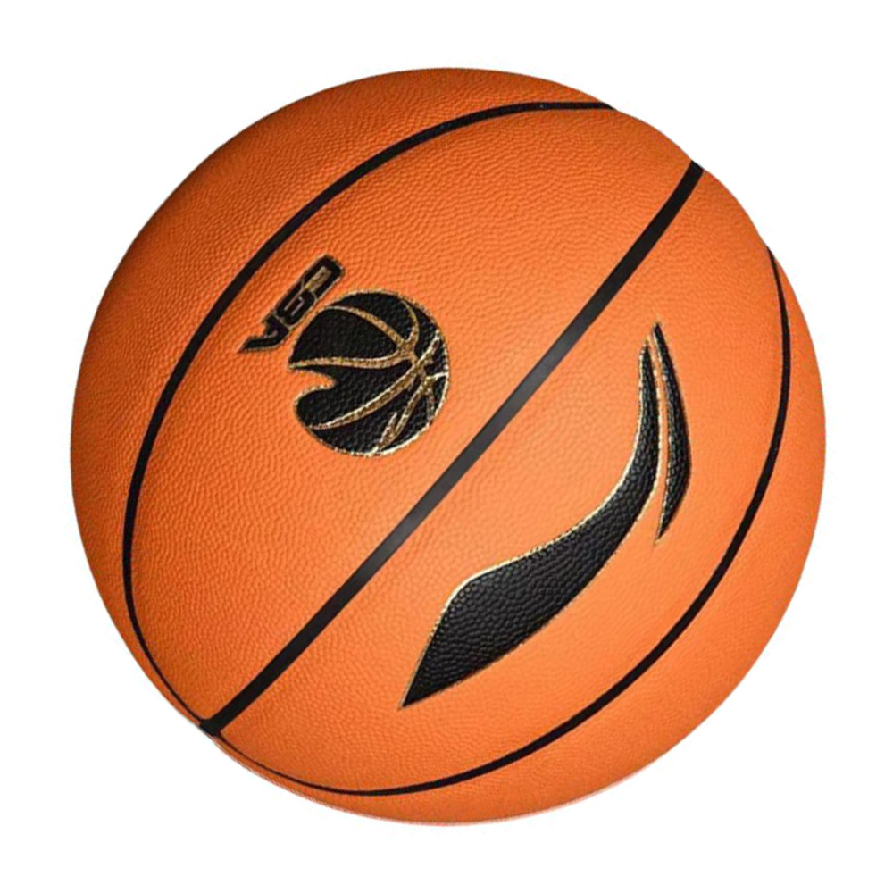 Li Ning China Mainland Version Pu Basketball Orange Size 7 Ball Training Competition Unisex