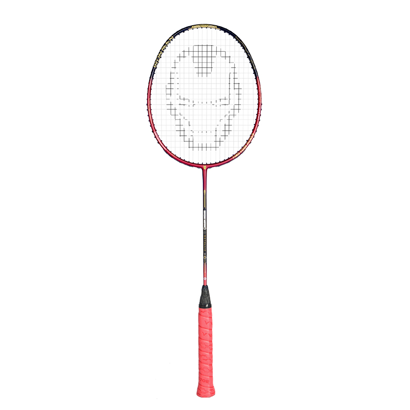 VICTOR x MANWEILIANMING IRON MAN METALLIC GB Full Carbon Badminton Rackets Offensive Type Heavy Head, Stiff Shaft