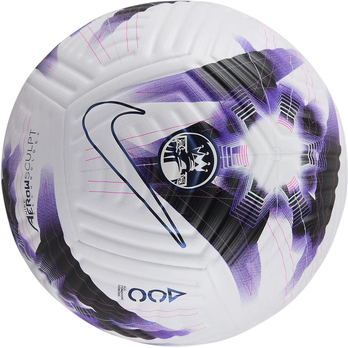 Nike Premier League Flight Size 5 Ball Soccer Ball Synthetic Leather Unisex Passionate Purple White