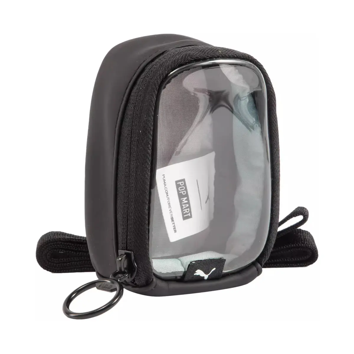PUMA Bubbles Mart Collaboration Artificial Leather Coin Purse Mini Unisex Black