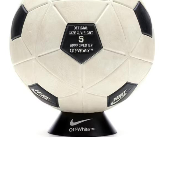 Nike Size 5 Soccer Ball Unisex Black White