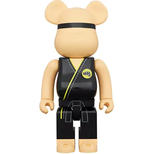 BE@RBRICK 400% COBRA KAI Cobra Karate Black Trendy Doll 28cm