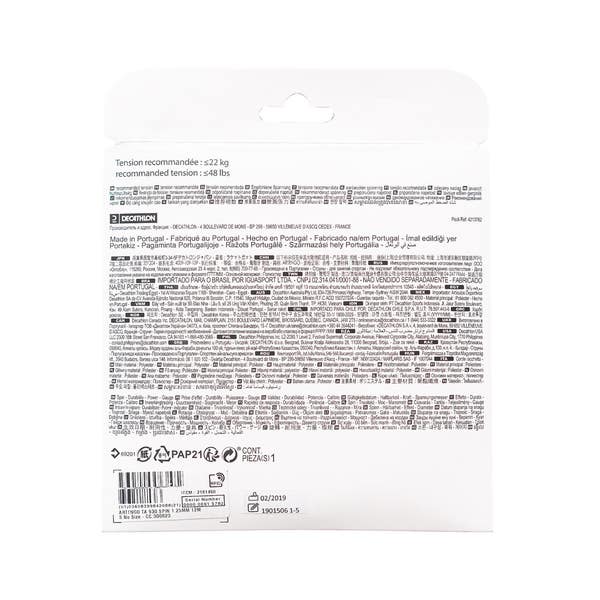 DECATHLON Tennis Racket Strings Polyester Black