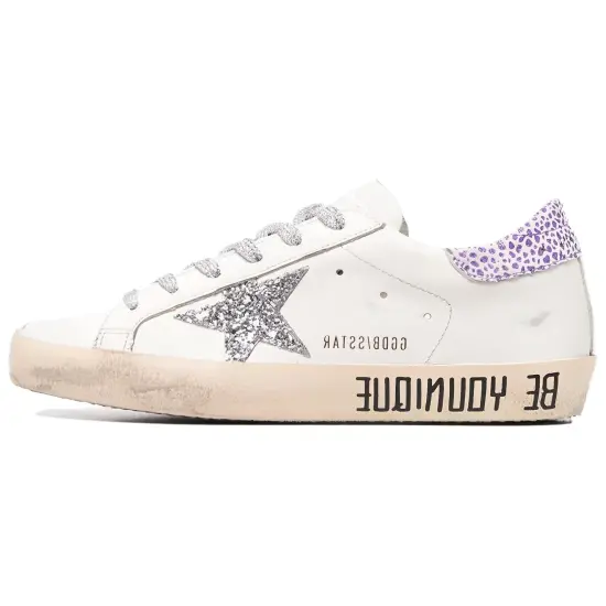 Golden Goose Super-Star Skateboard Shoes Women's Low-top White/Purple