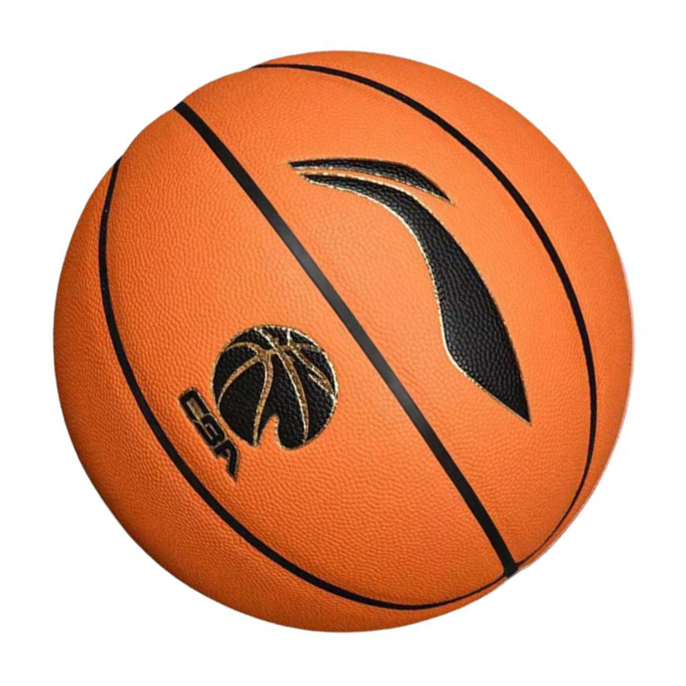 Li Ning China Mainland Version Pu Basketball Orange Size 7 Ball Training Competition Unisex