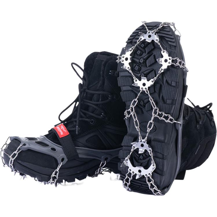 NATUREHIKE Explore Outdoor 19 Tooth Crampons Ice Climbing Equipment Steel