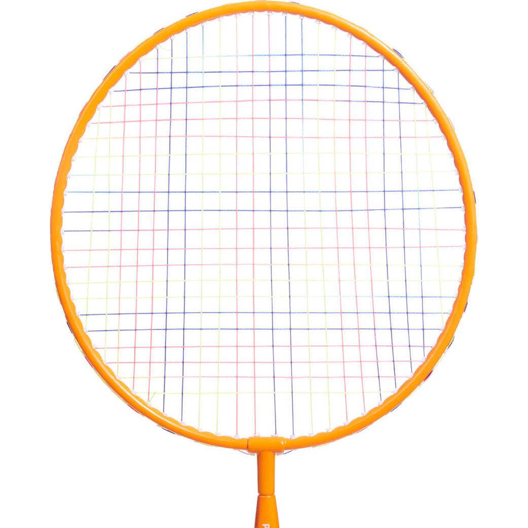 DECATHLON Badminton Racket, Clothing Sets, Double Rackets Kids’ Little Students Orange Green