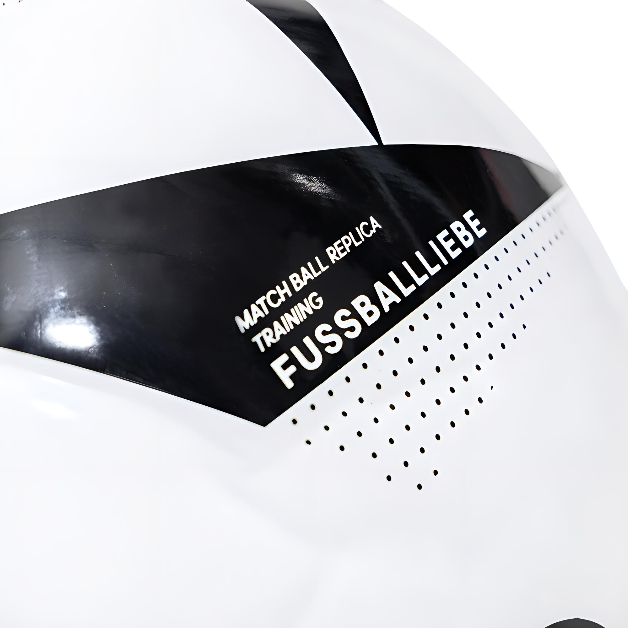 Adidas Size 5 Soccer Ball TPU Machine Stitched Soccer Ball Unisex Black White Gold