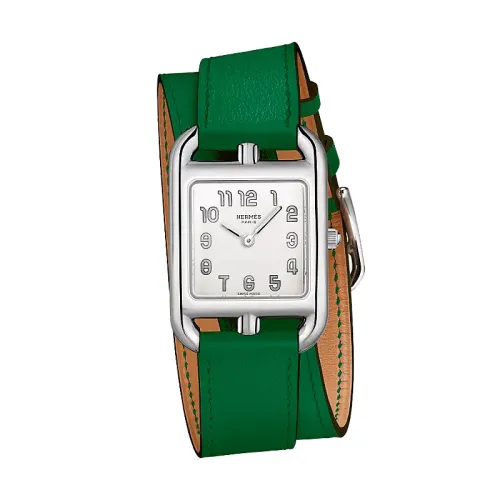 HERMES Wrist Watches Quartz Movement Leather Strap 31mm White Dial Women's Watch 30m Water Resistant
