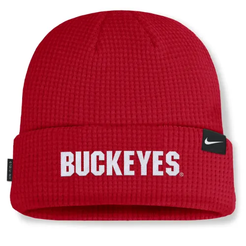 Nike Ohio State Buckeyes Sideline Terra Men's Nike College Cuffed Beanie