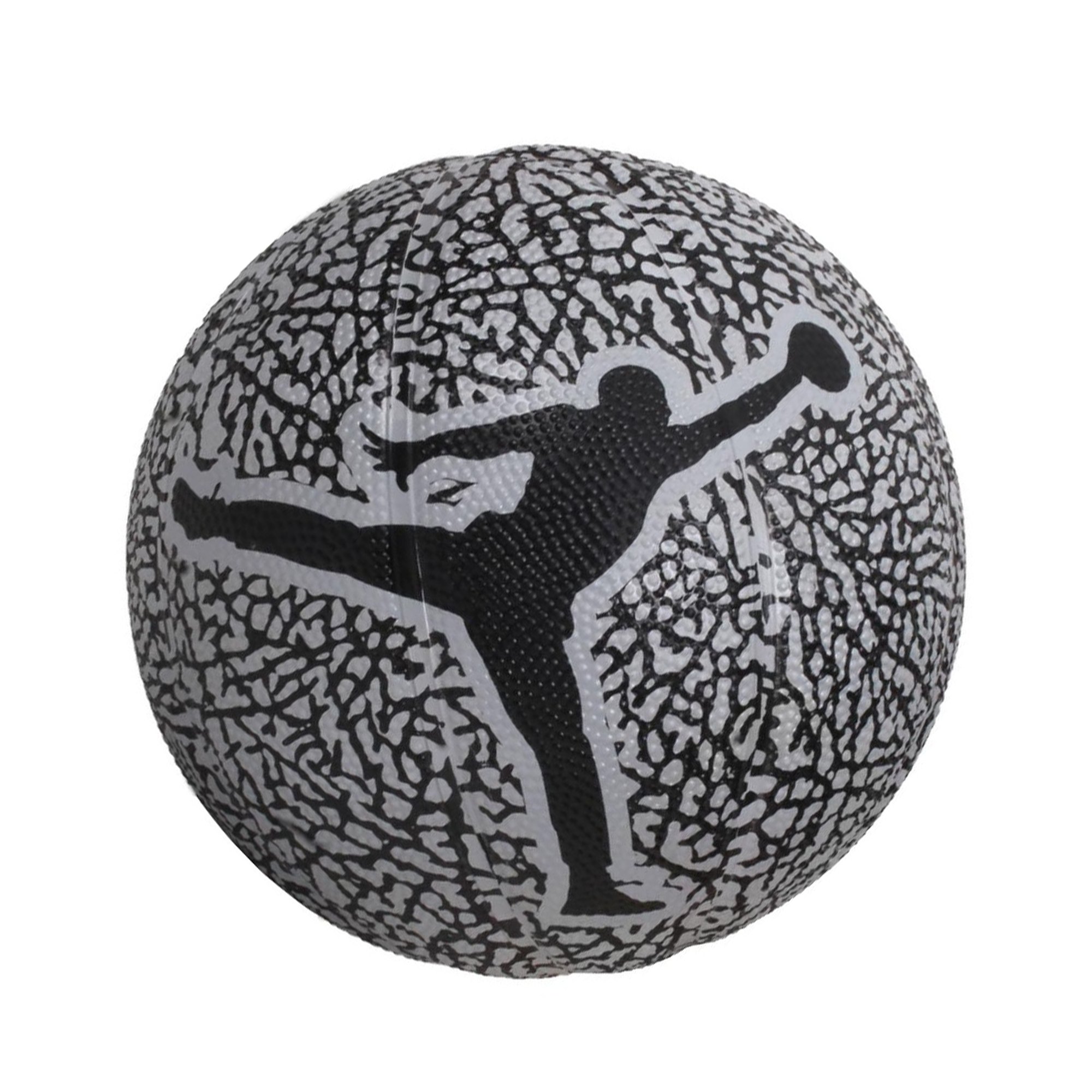 Jordan Rubber Basketball Gray Black Size 3 Training