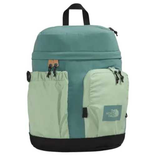 THE NORTH FACE 18L Backpack Double Shoulder Outdoor Bag Recycled Nylon Green Unisex