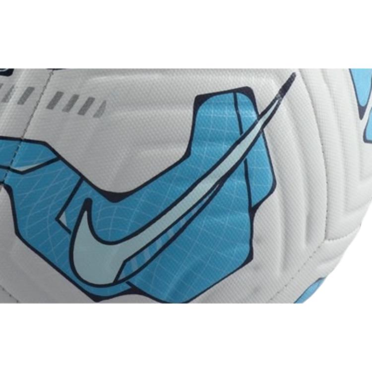 Nike Size 12, Size 3, Size 4, Size 5 Soccer Ball Rubber Machine Stitched Soccer Ball Unisex Light Blue/White