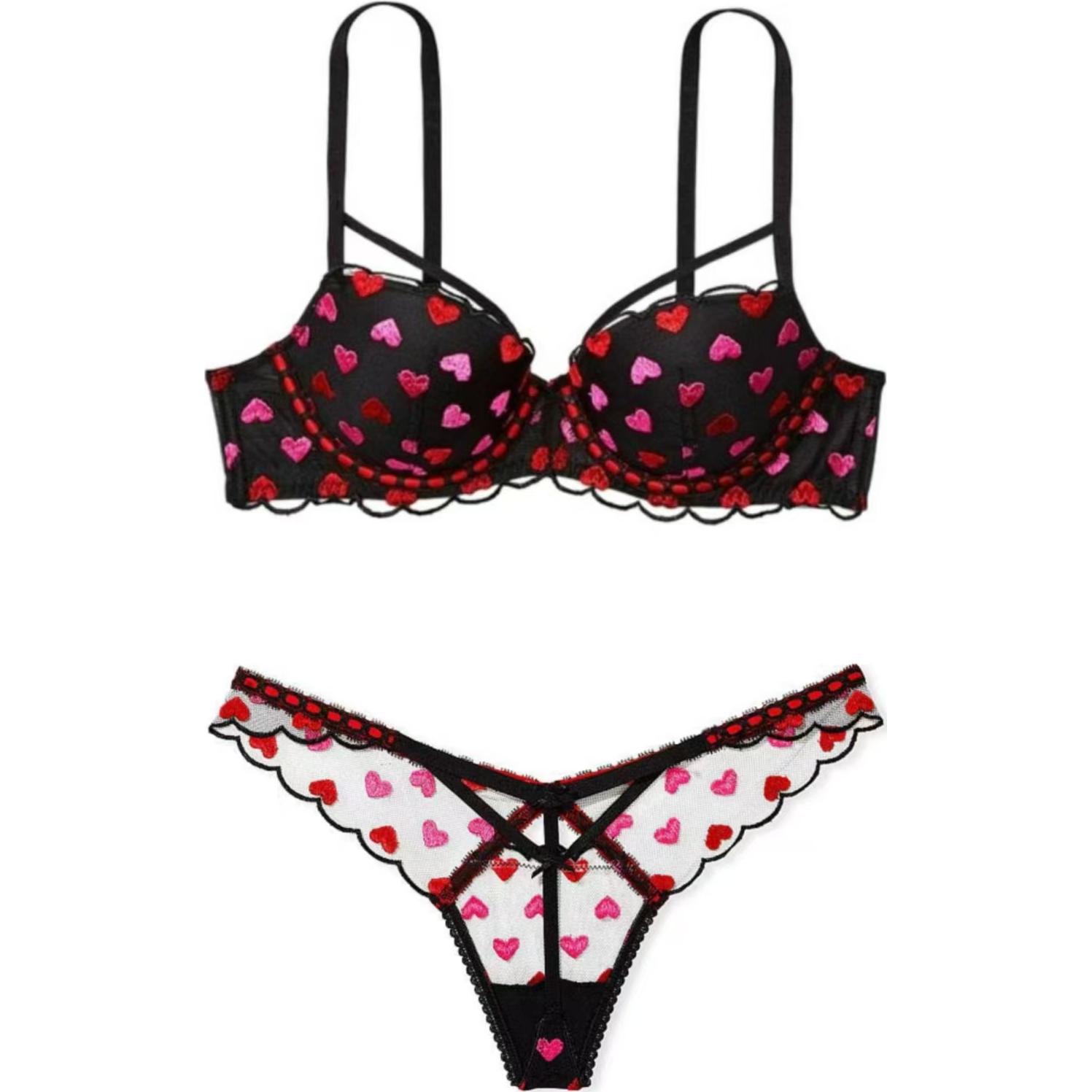 Женское нижнее белье Victoria's Secret (черное)