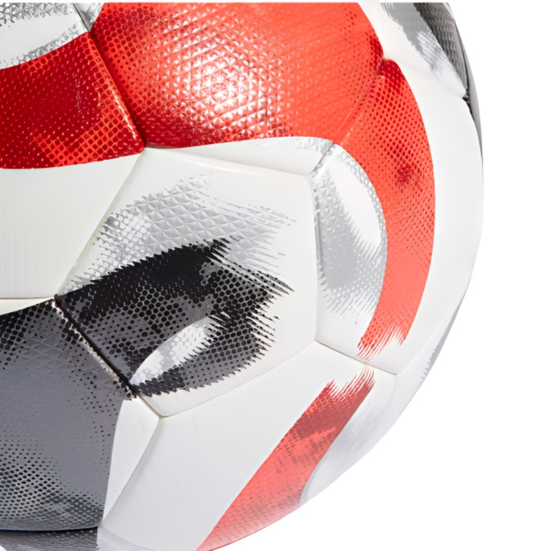 Adidas Size 5 Soccer Ball Unisex White Black Red