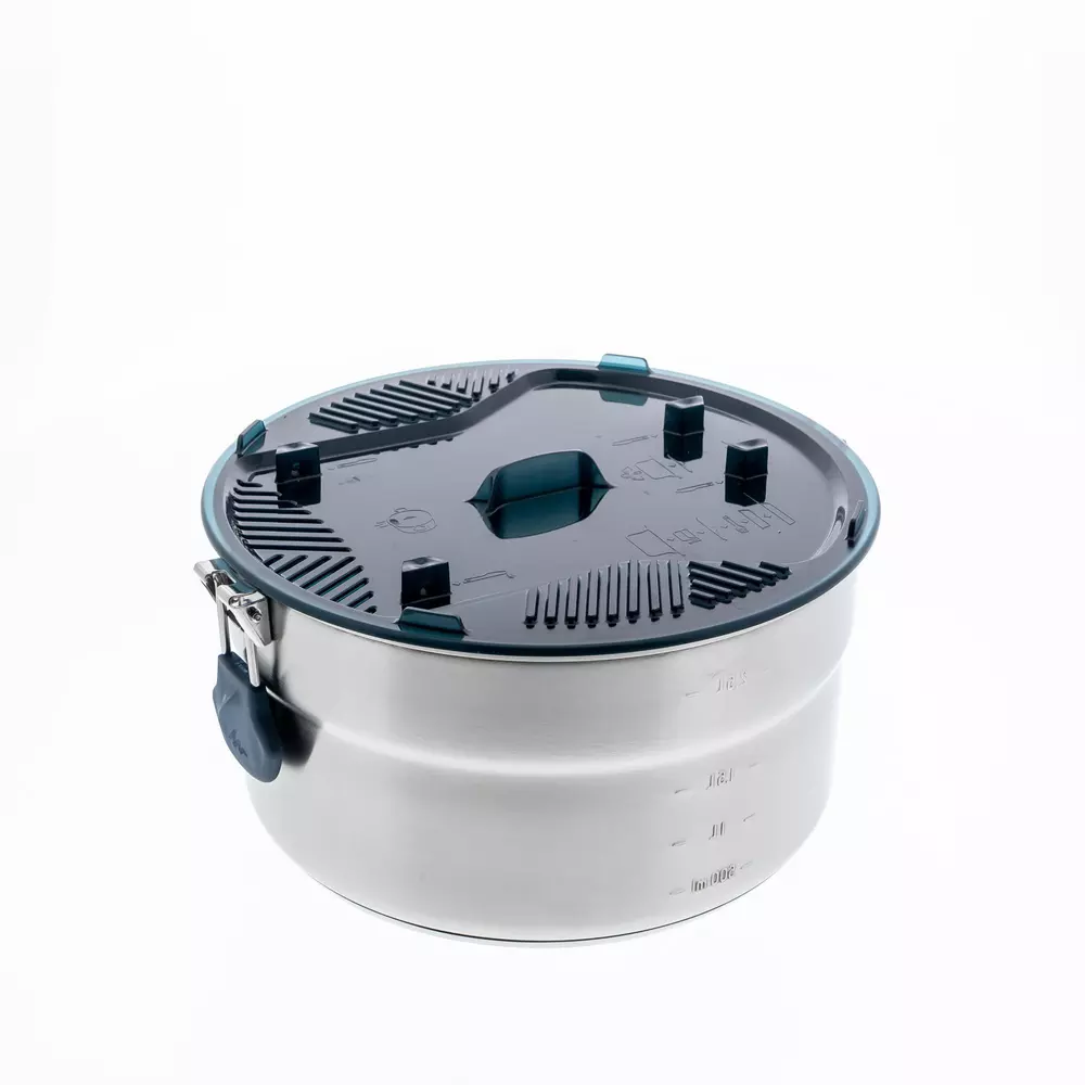 DECATHLON Outdoor Tableware 3 5 Persons Stainless Steel