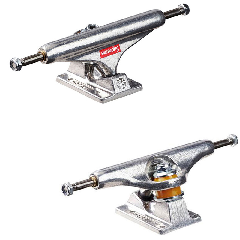 Supreme FW19 Skateboard Trucks Double Kick Skateboard & Land Surfboard Titanium Alloy