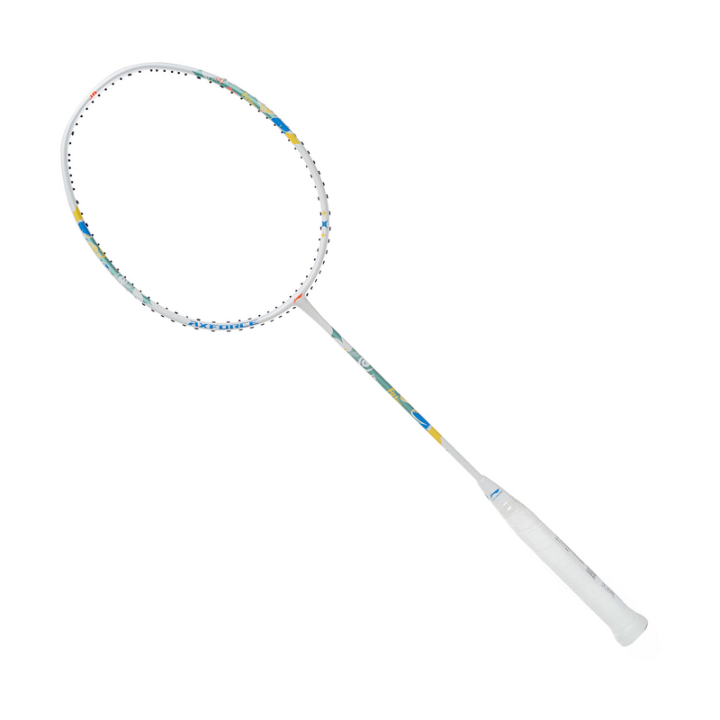 Li Ning Thunder JR AXFORCE JR Full Carbon Badminton Rackets Offensive Type Heavy Head, Stiff Shaft Entry level 5U/G6