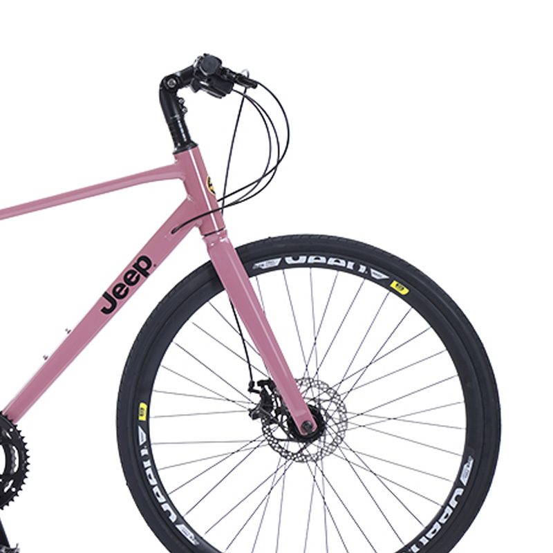Jeep GR200 Aluminum Alloy Mechanical Dual Disc Brake Road Bikes Commute Adults