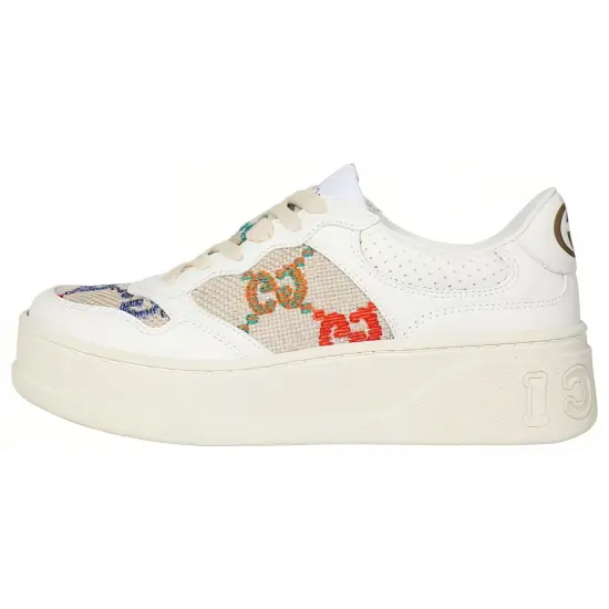 GUCCI Women's Gg Sneaker 'Multicolor Embroidered' Women's