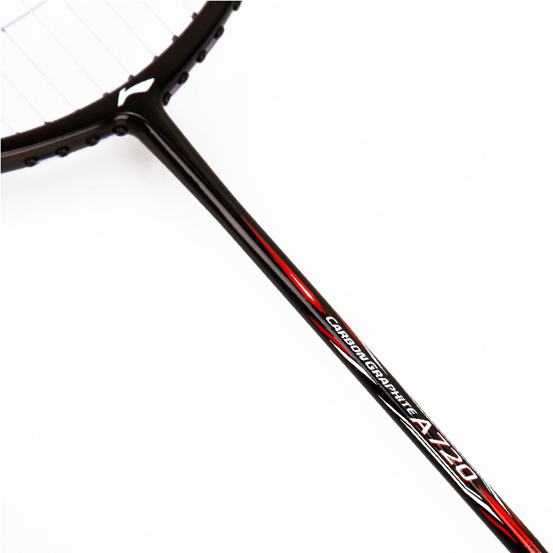 Li Ning K074 Full Carbon Badminton Rackets Control Type All around Defense Entry level Unisex Single Racket Black Red