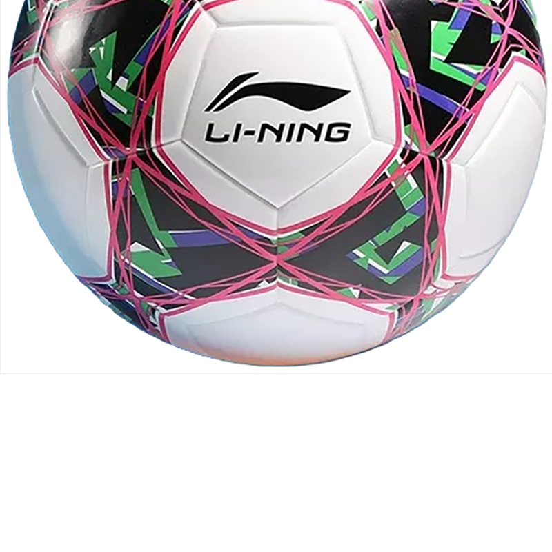Li Ning Size 4 Soccer Ball TPU Machine Stitched Soccer Ball Unisex Black White Purple Green