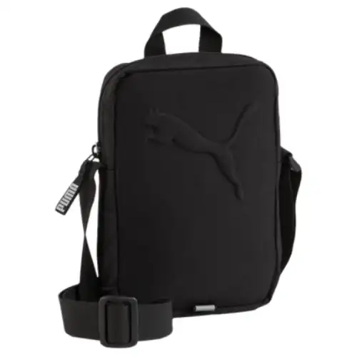 PUMA Athleisure Fabric Crossbody Bag, Shoulder Bag Regular Unisex Black