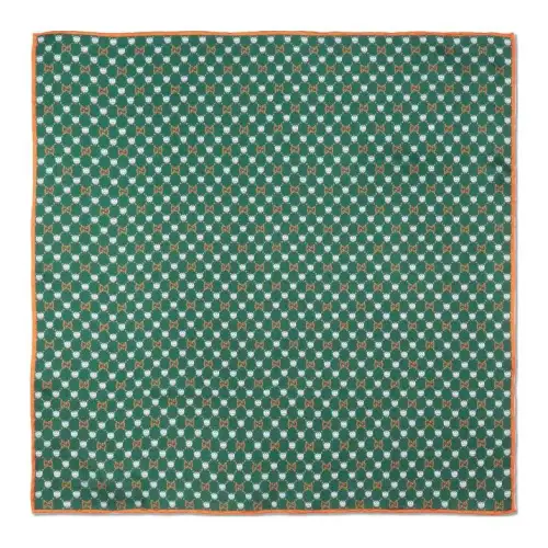 GUCCI Silk Silk Scarves Men's Green