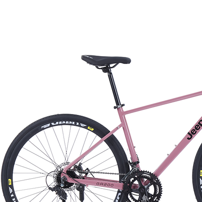 Jeep GR200 Aluminum Alloy Mechanical Dual Disc Brake Road Bikes Commute Adults
