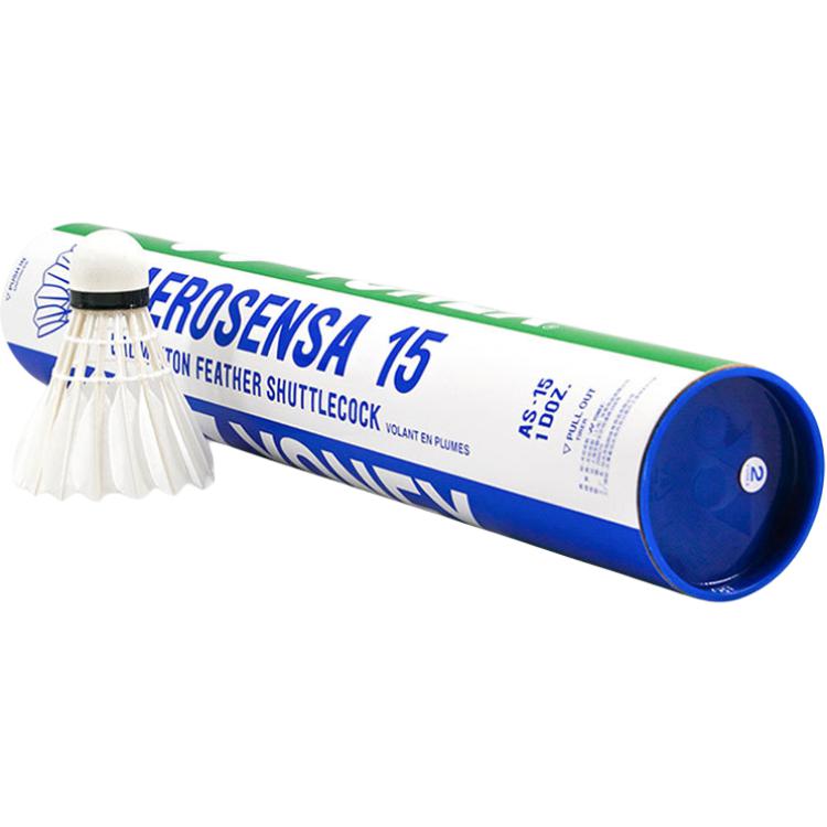 YONEX Goose Feather Shuttlecock 12 Pack Goose Feather Humped Goose Feather Match Ball Shuttlecocks