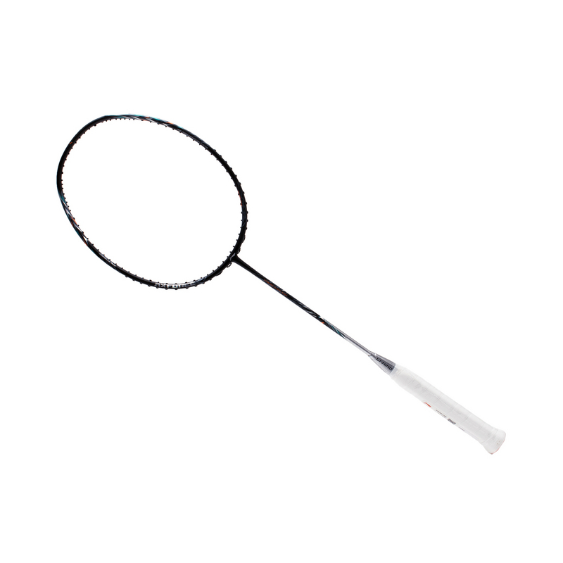 Li Ning Thunder 70 Full Carbon Badminton Rackets Offensive Type Heavy Head, Stiff Shaft Professional Black Silver