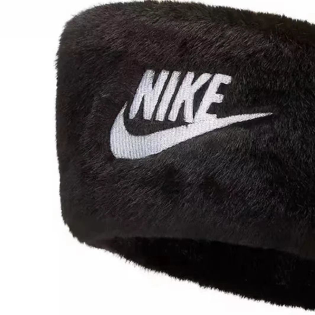 Повязка на голову Nike (черная) — фото 2