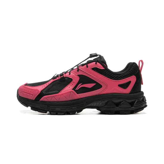LINING Support 2.0 Trail V2 Running Shoes Women's Low-Top Black Pink