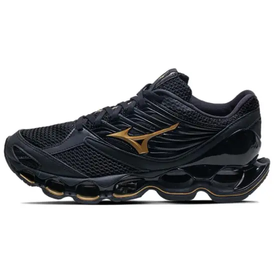 Mizuno Running Shoes Unisex Low-Top Black Yellow