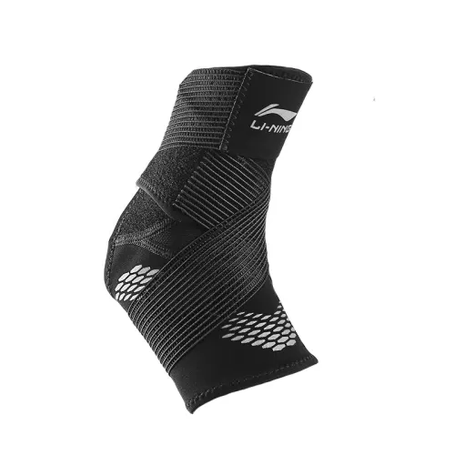 LiNing Li Ning Ankle Support Breathable Wear-Resistant Adjustable Stable Support Ankle Black Football Basketball Running Cycling Skiing Same Style for Men and Women Nylon Polyester Spandex