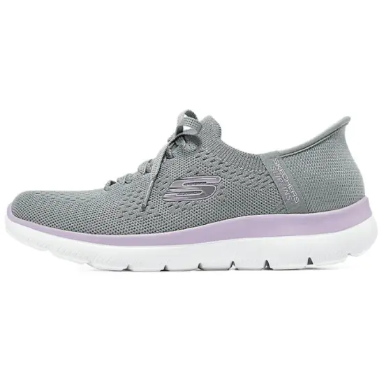 Skechers Sport Casual Shoes Women's Low-Top Gray/Light Purple