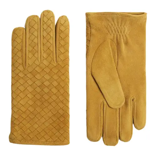 Bottega Veneta Knit Gloves Men's Yellow