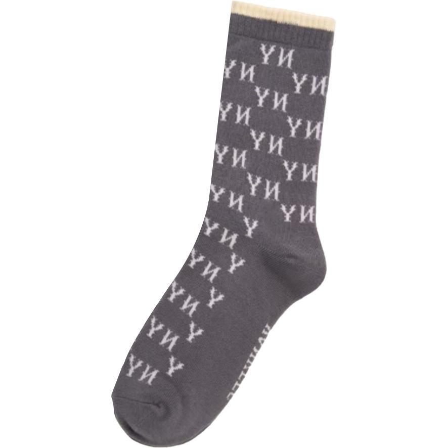 MLB New York Yankees Crew Socks Unisex 1 Pack Gray